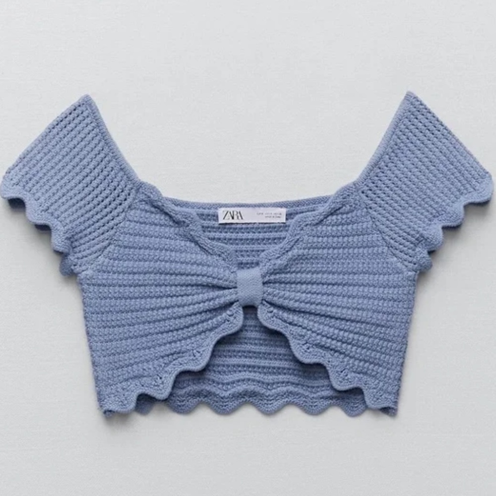 Zara crochet top